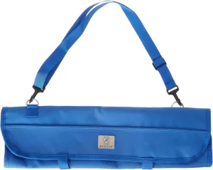 Mercer Culinary 7-Pocket Knife Roll Storage Bag, Blue