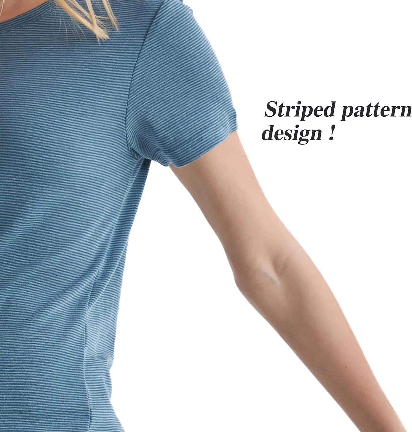 Merino Protect 100% Merino Wool T Shirts Women Crew Neck Tops Short Sleeve Odor Resistance Base Layer Travel Hiking Tee Shirt