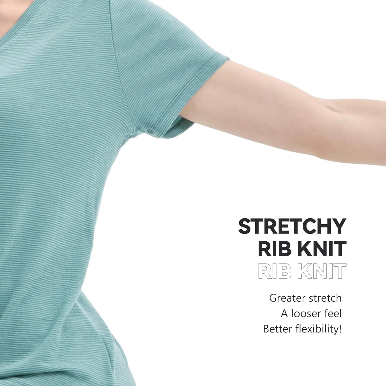 Merino Protect 100% Merino Wool V Neck T-Shirt for Women Short Sleeve Base Layers Odor Resistance Tops for Outdoor Hiking