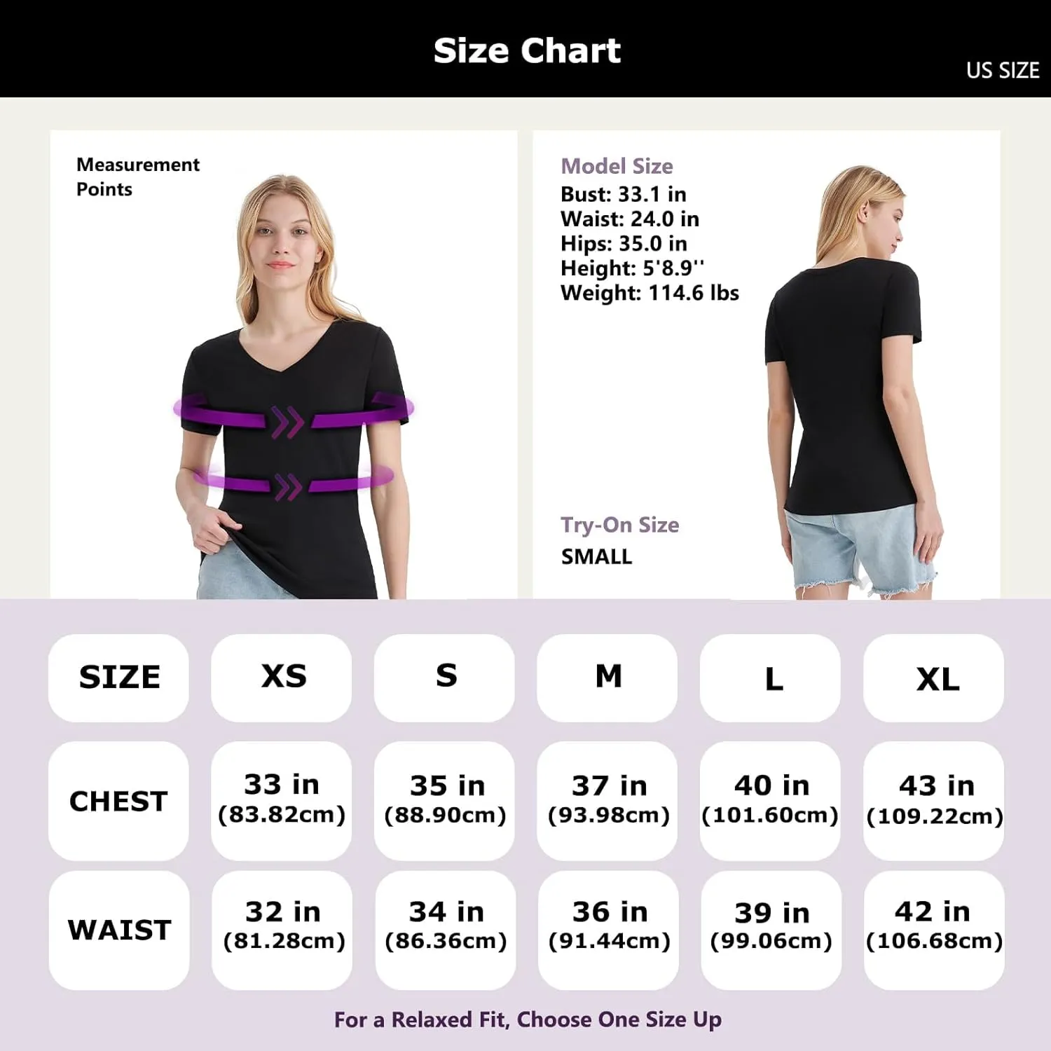 Merino Protect 100% Merino Wool V Neck T-Shirt for Women Short Sleeve Base Layers Odor Resistance Tops for Outdoor Hiking