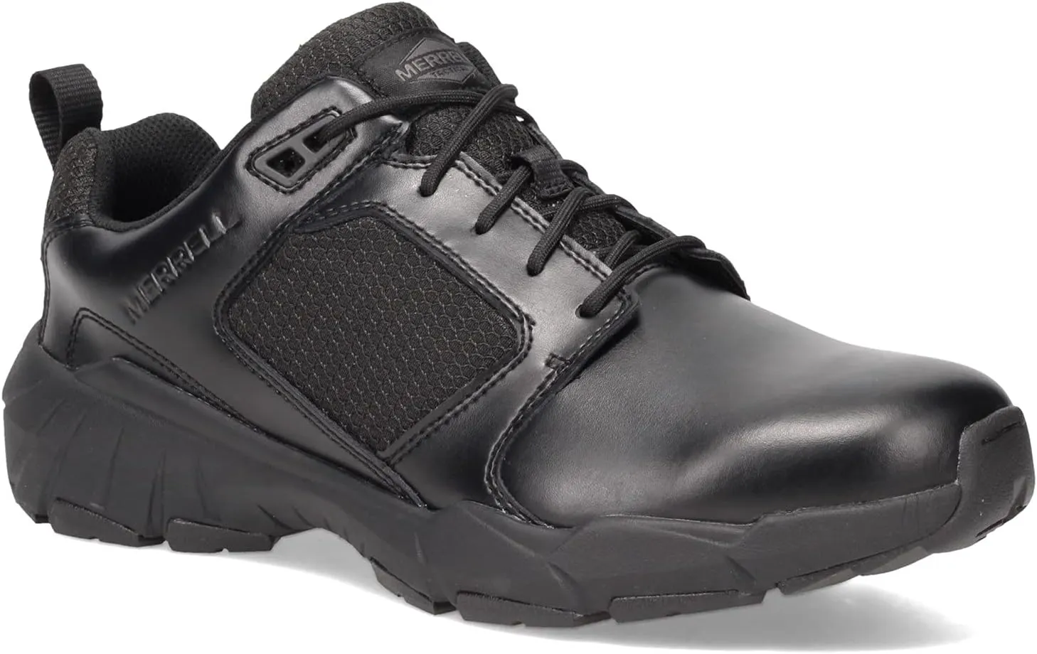 Merrell Men's Fullbench Tactical Industrial Boots, Waterproof & Breathable Coated Leather & Mesh Upper Work Hiking Shoes