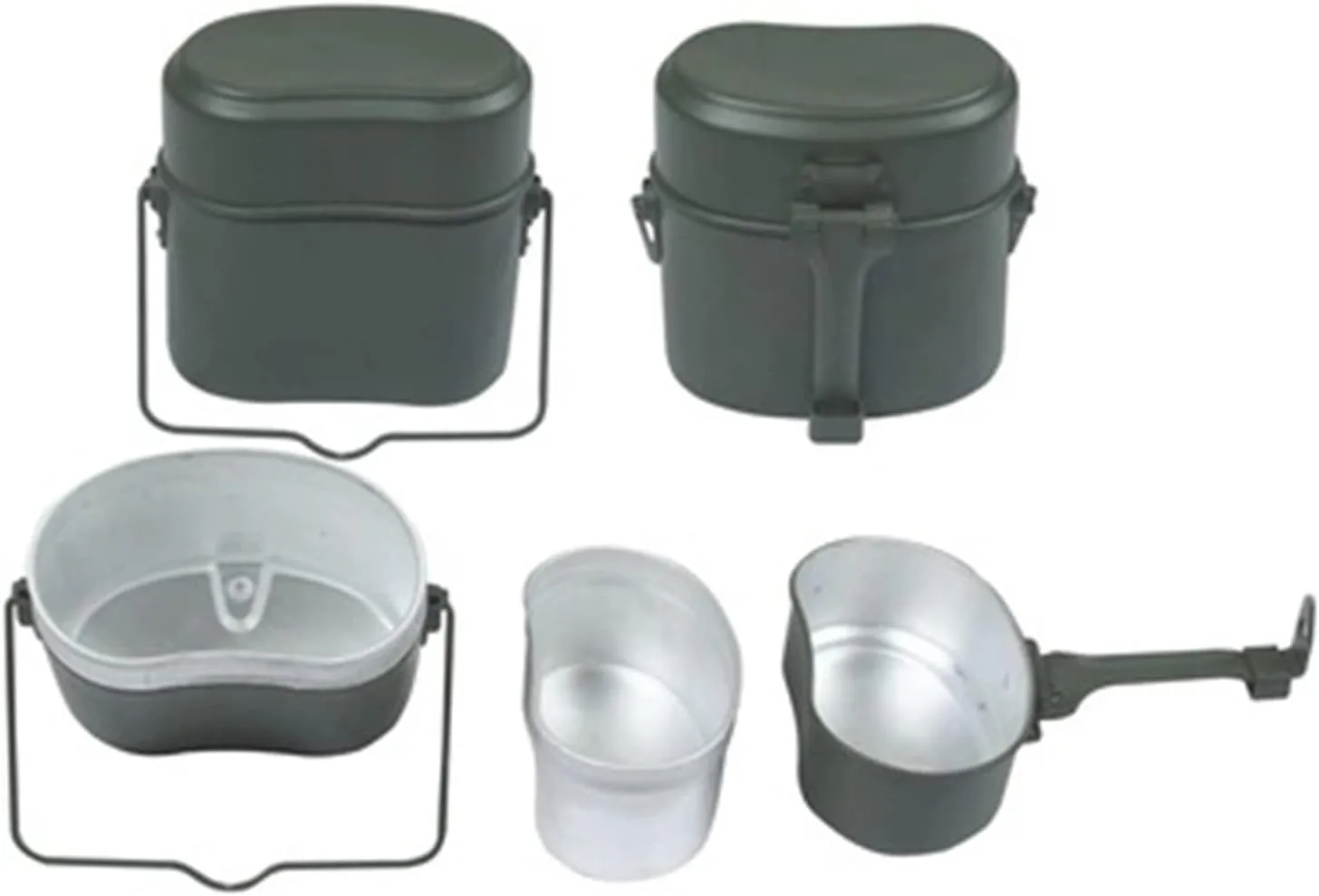 Mess Tin Kits, Multifunction Proper Size Aluminium Alloy Portable Lunch Box for Outdoor Camping