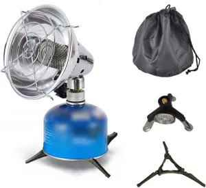 Mini Camping Gas Heater Rapid Heating Energy Heater Portable Tent Heater with Storage Bag