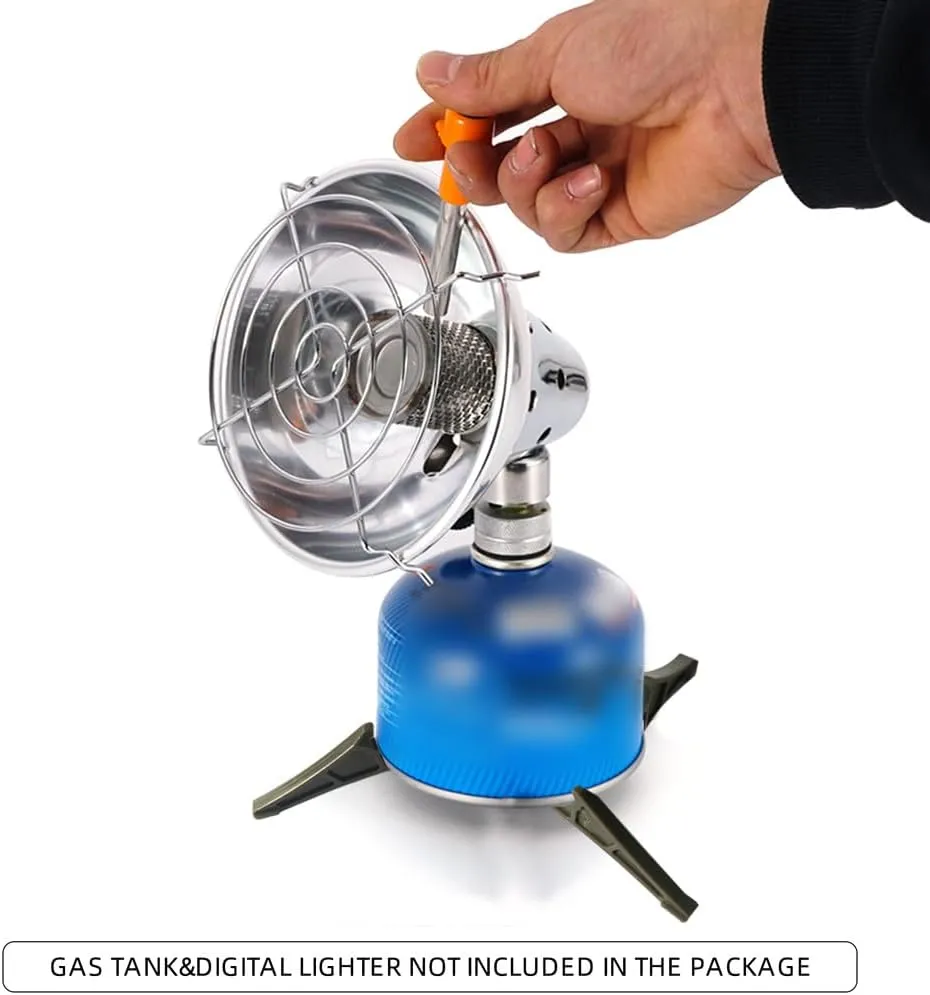 Mini Camping Gas Heater Rapid Heating Energy Heater Portable Tent Heater with Storage Bag