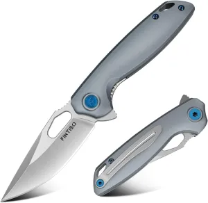 Mini Pocket Knife 2.79" EDC, Premium Swedish 14C28N Blade, Folding Knife with 6061 Aluminum Alloy Handle, Camping & Survival Hiking Knife, Atlas Series