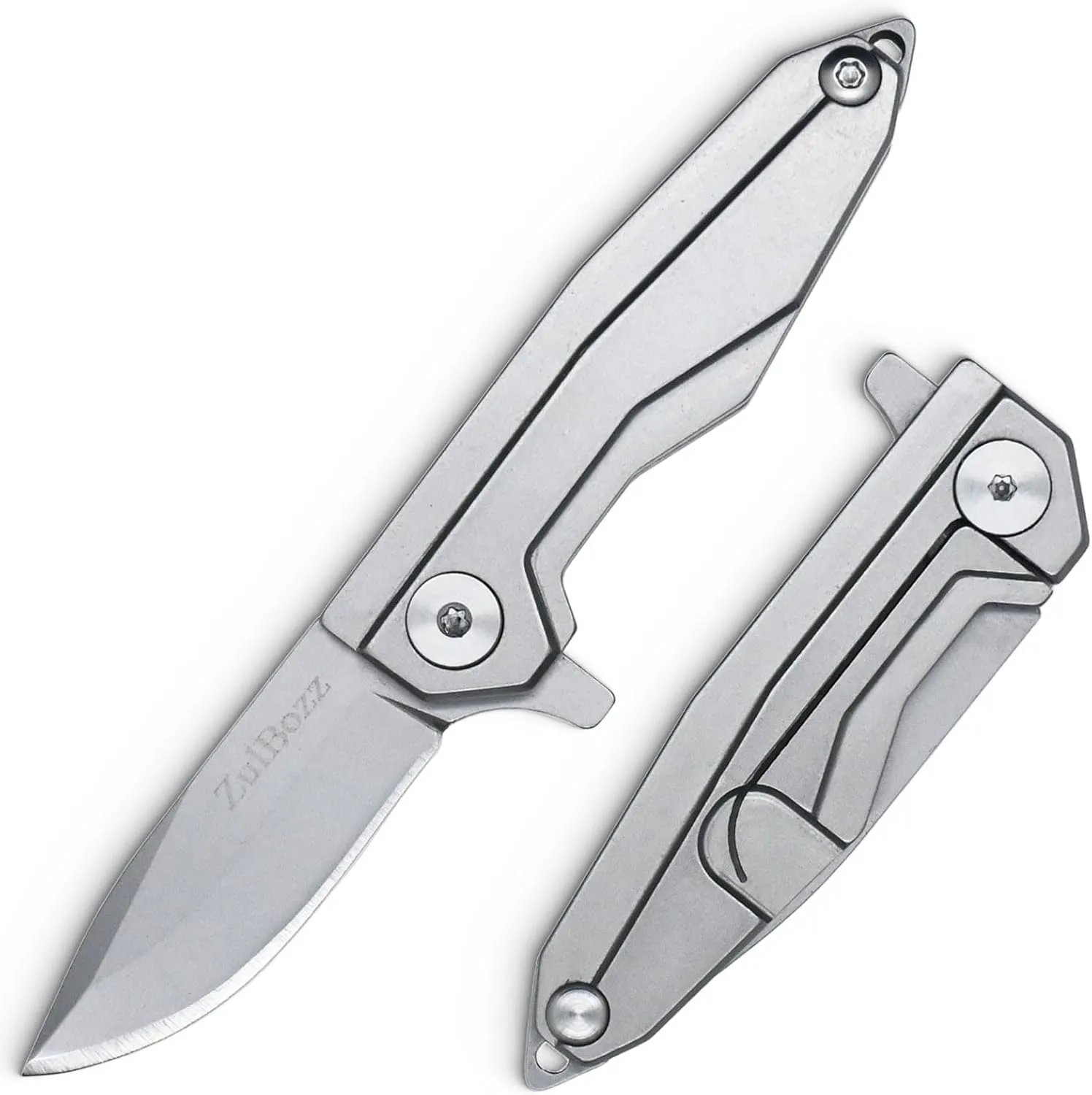 Mini Pocket Knife, 3.5 Inch D2 Blade Folding Knife for Camping, Hiking, EDC Keychain Knife, Unboxing Packages, Emergency Rescue, Outdoor Survival Gear, Fishing, Christmas Gifts for Men & Women