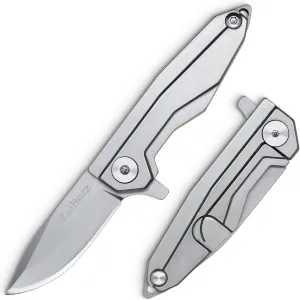 Mini Pocket Knife, 3.5 Inch D2 Blade Folding Knife for Camping, Hiking, EDC Keychain Knife, Unboxing Packages, Emergency Rescue, Outdoor Survival Gear, Fishing, Christmas Gifts for Men & Women