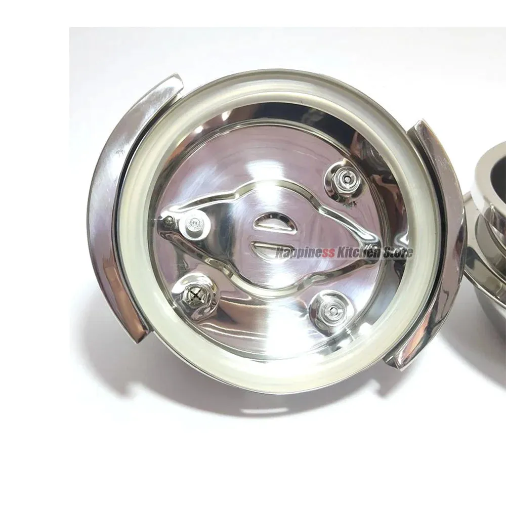 Mini Pressure Cooker 1.4L Rice Cooker Soup Pot Stainless Steel Pot Portable Camping Pot Household Cookware Non Stick