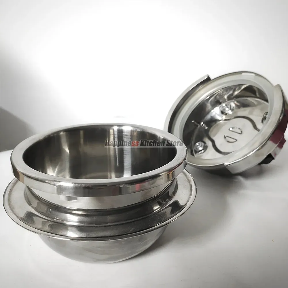 Mini Pressure Cooker 1.4L Rice Cooker Soup Pot Stainless Steel Pot Portable Camping Pot Household Cookware Non Stick