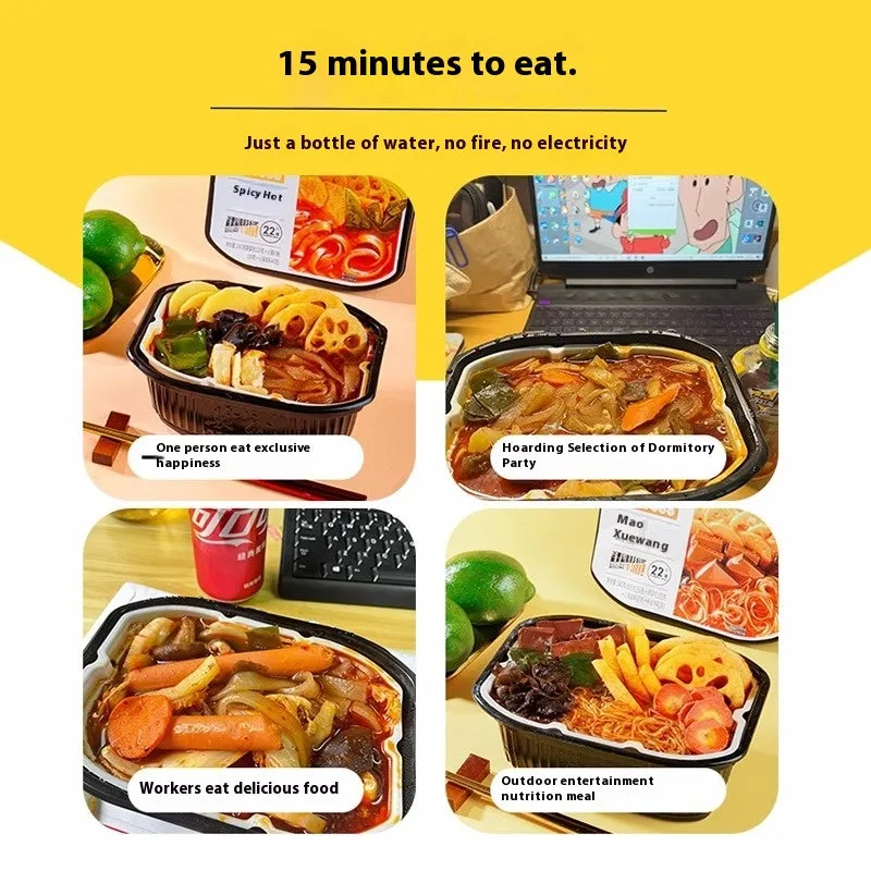 Mo Xiaoxian Self-Heating Hot Pot | Instant Noodles | Convenient Lazy Meal