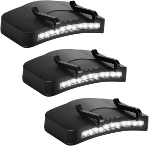 MODOAO Outdoor Cap Catching Headlight 11 LED Cap Catching Light Night Fishing LED Headlight Fishing Light, Suitable for Night Fishing, Cycling, Outdoor Hiking
