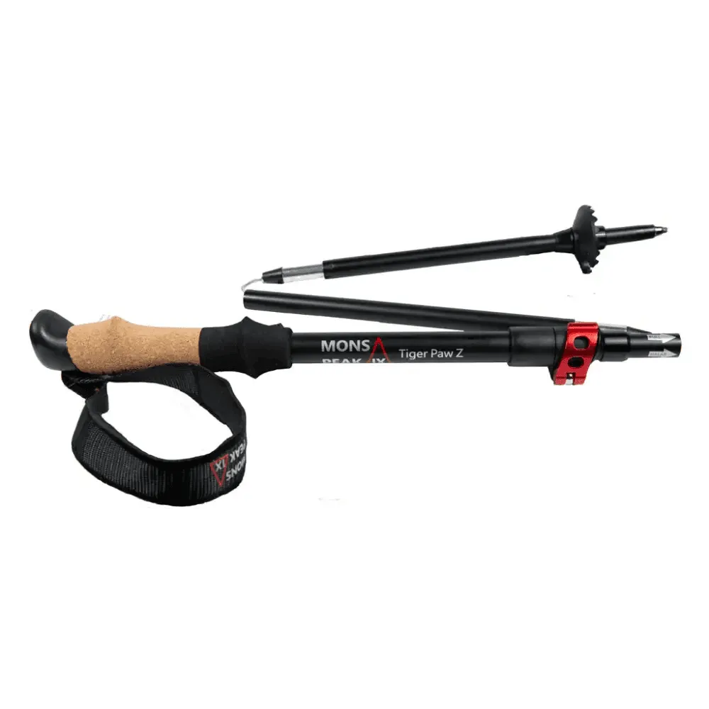Mons Peak IX Tiger Paw Z Trekking Poles for Comfort