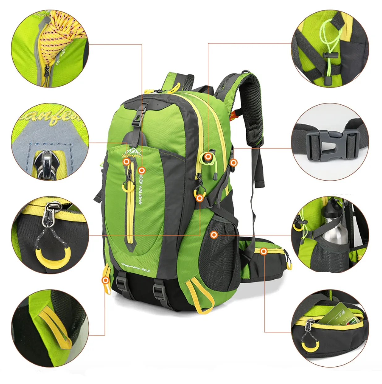 Mont | 40L Waterproof Hiking and Trekking Backpack