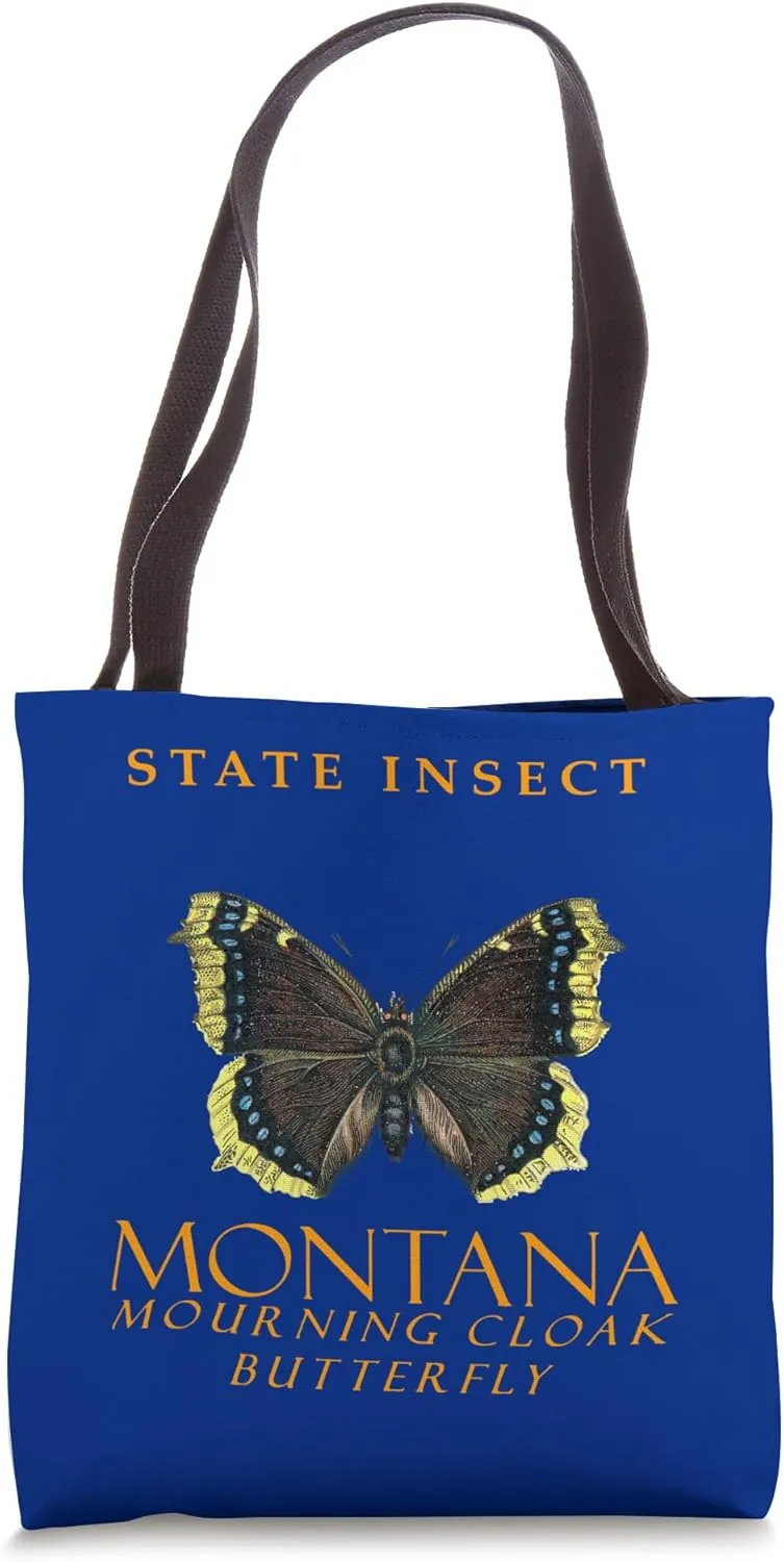 Montana Territory Insect The Mourning Cloak Butterfly Tote Bag