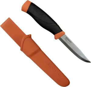 Morakniv Companion Heavy Duty Knife with Stainless Steel Blade, 4.1-inch