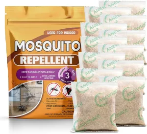 Mosquito Repellent Outdoor Patio, Mosquito Outdoor Control, Natural Mosquito Repellent for Yard, Long Lasting Mosquito Repeller-12 Pack