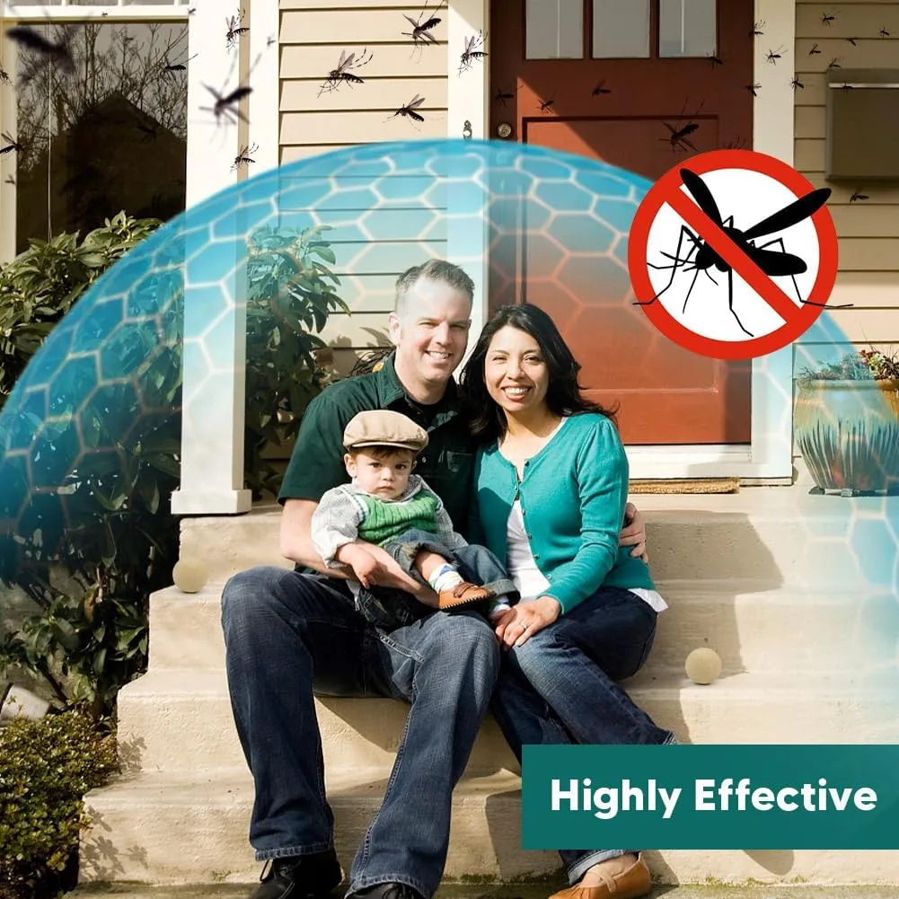 Mosquito Repellent Outdoor Patio, Powerful Indoors Mosquitoes Repellent, Natural Mosquito Deterrent for Kids/Adults, Mosquito Repellant, Mosquitoes Control for Camping/Patio/Yard/Travel 8P