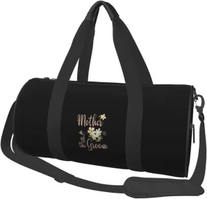 Mother of The Groom Convertible Garment Bag with Shoulder Strap, Carry on Garment Duffel Bag for Men Women - Rolling Foldable for Travel Luggage Bags (Black)