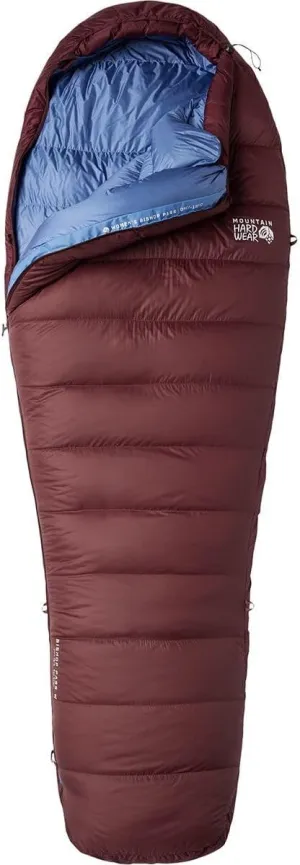 Mountain Hardwear Bishop Pass Sleeping Bag: 0F Down - Women's, Washed Raisin, Reg/Right Zip