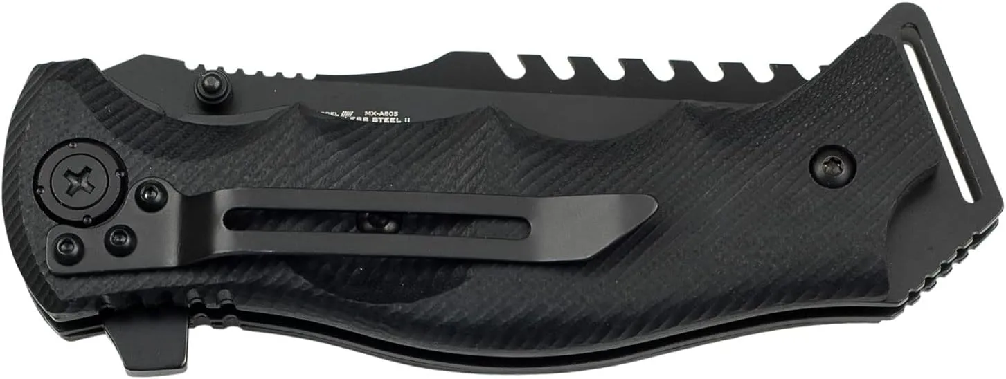 MTech USA Xtreme MX-A805 Series Spring Assist Folding Knife, Tanto Blade, 5-Inch Closed