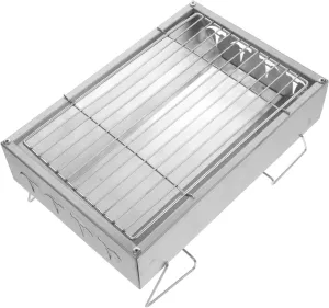 Multi-functional Bbq Grill Portable Charcoal Stove Outdoor Folding Grill Rack