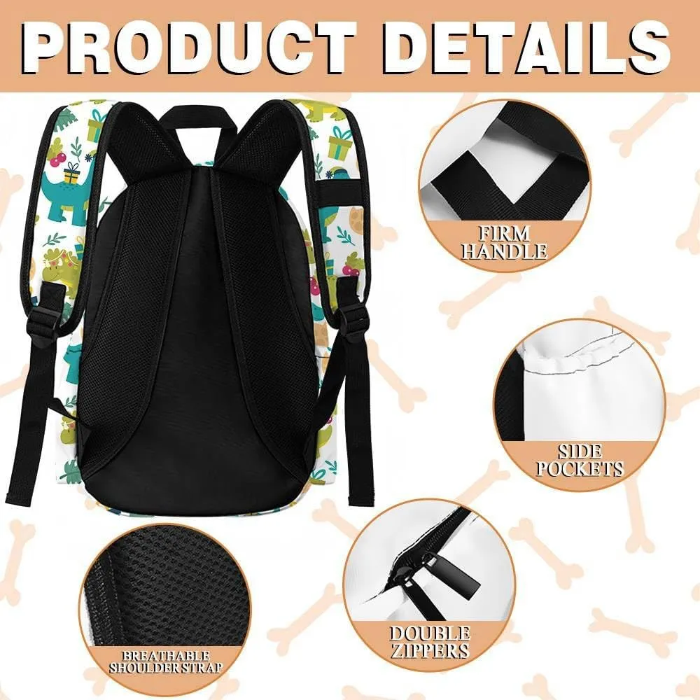 Musical Note Backpack Bookbags Cute Kawaii Cartoon Backpack Casual Daypack Travel Camping 16 Inch