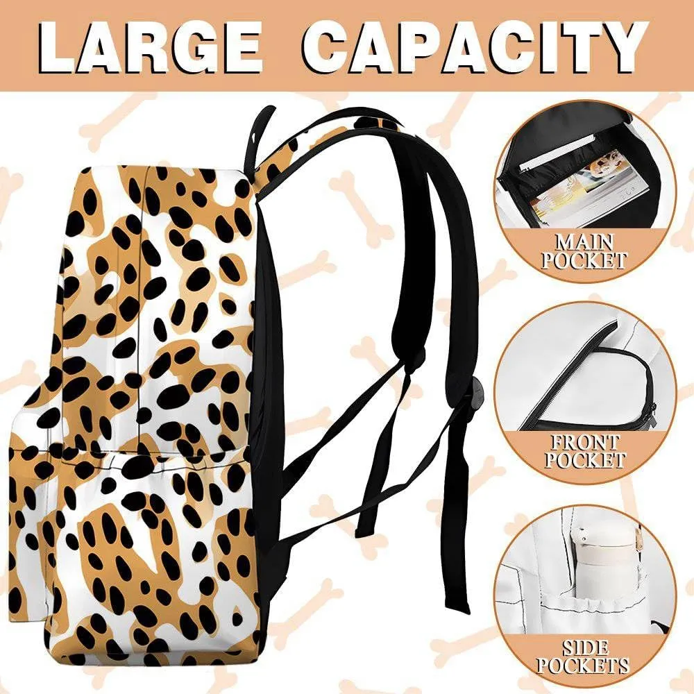 Musical Note Backpack Bookbags Cute Kawaii Cartoon Backpack Casual Daypack Travel Camping 16 Inch