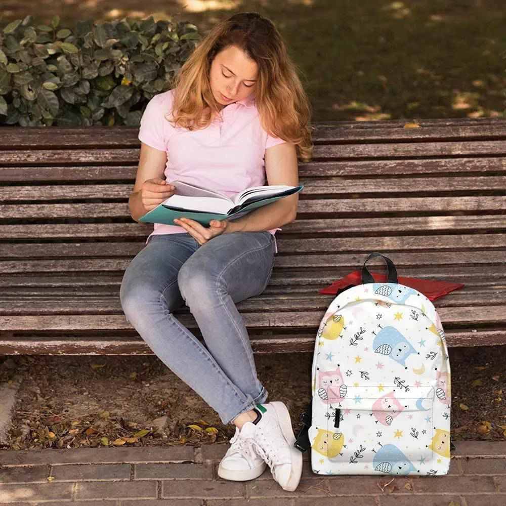 Musical Note Backpack Bookbags Cute Kawaii Cartoon Backpack Casual Daypack Travel Camping 16 Inch