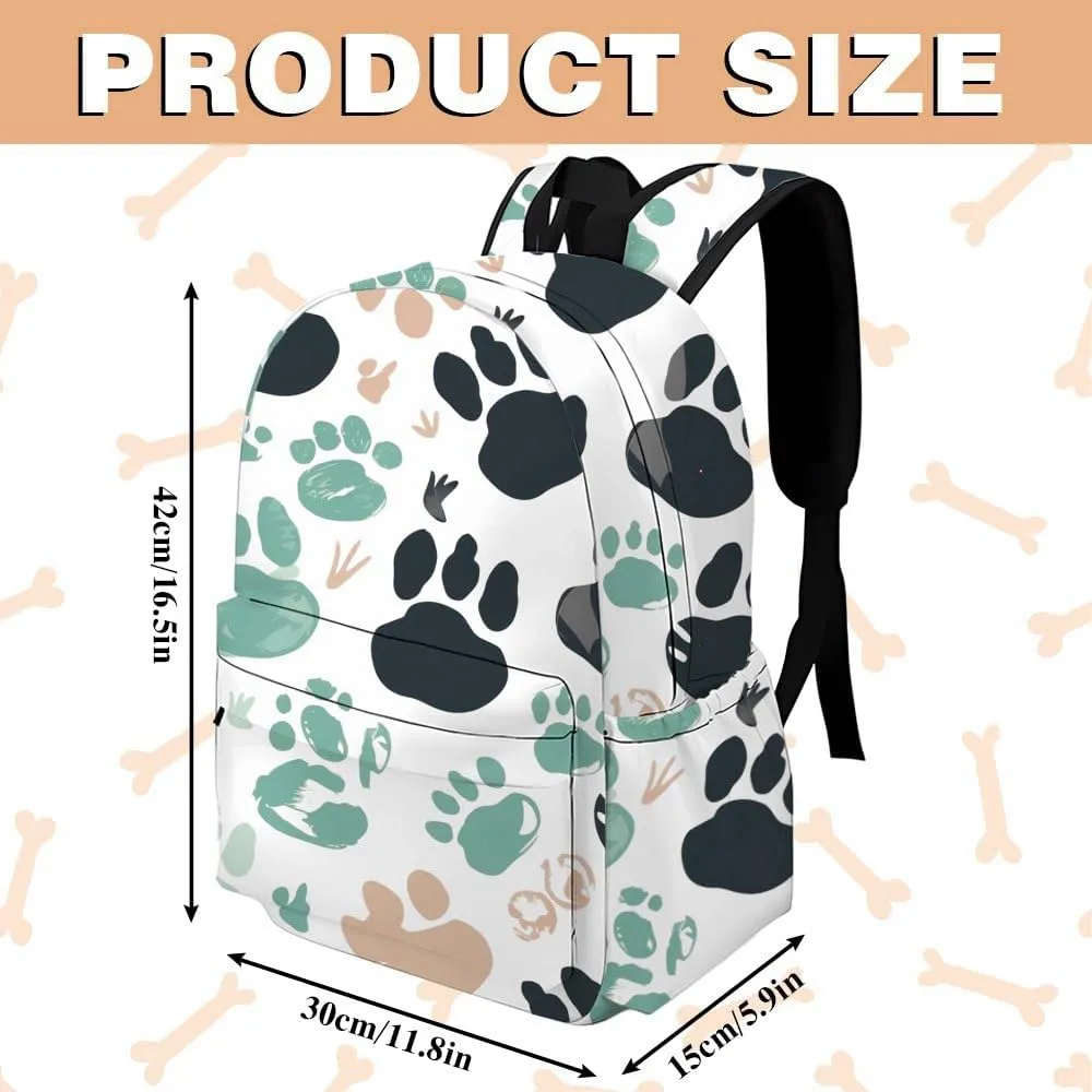 Musical Note Backpack Bookbags Cute Kawaii Cartoon Backpack Casual Daypack Travel Camping 16 Inch