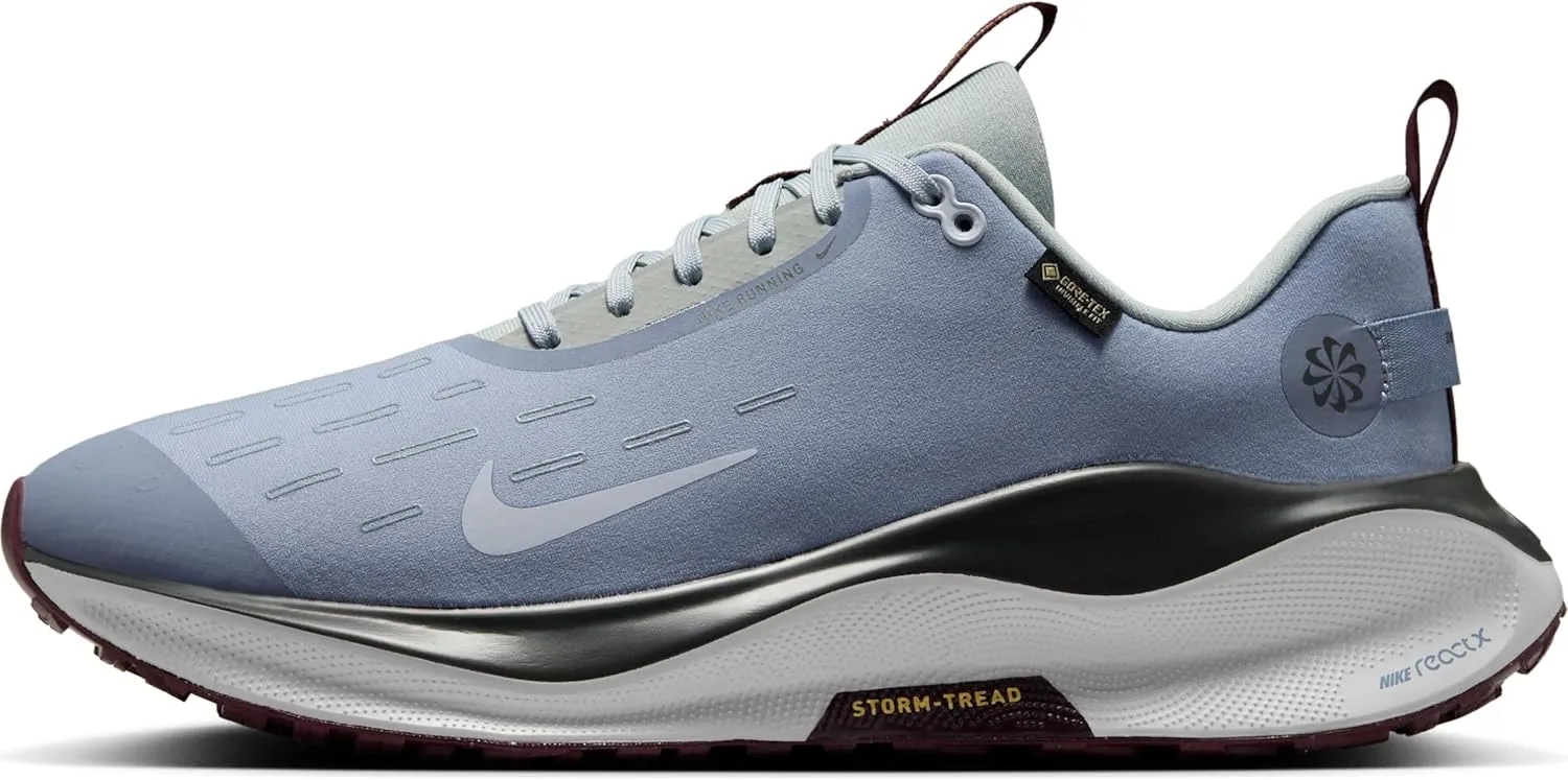 Nike InfinityRN 4 Gore-TEX Men's Waterproof Road Running Shoes (HQ0265-400, Ashen Slate/Light Pumice/Dark Smoke Grey/Football) Size 7.5