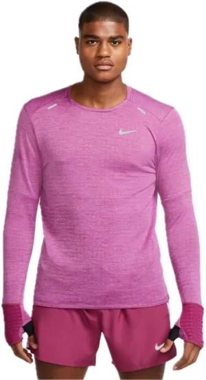 Nike Therma-FIT Repel Element Men's Running Top, Pink, S Regular US