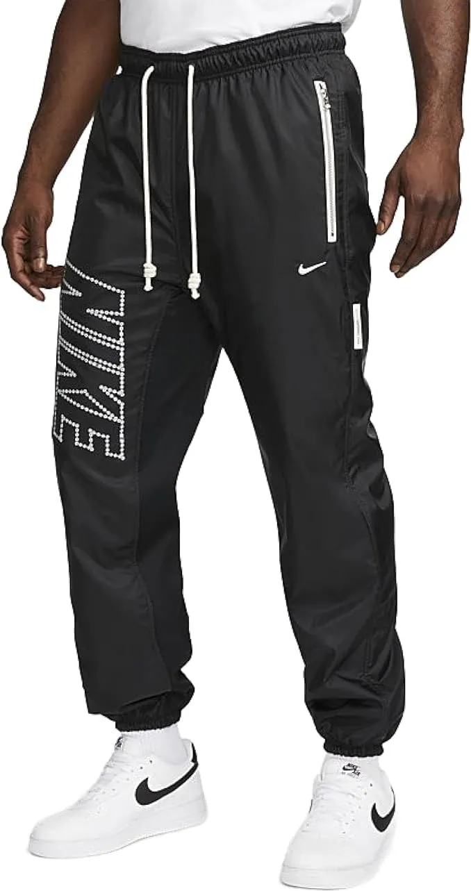 Nike Therma-FIT Standard Issue Men's Winterized Basketball Pants (US, Alpha, Large, Regular, Regular, Black 010)