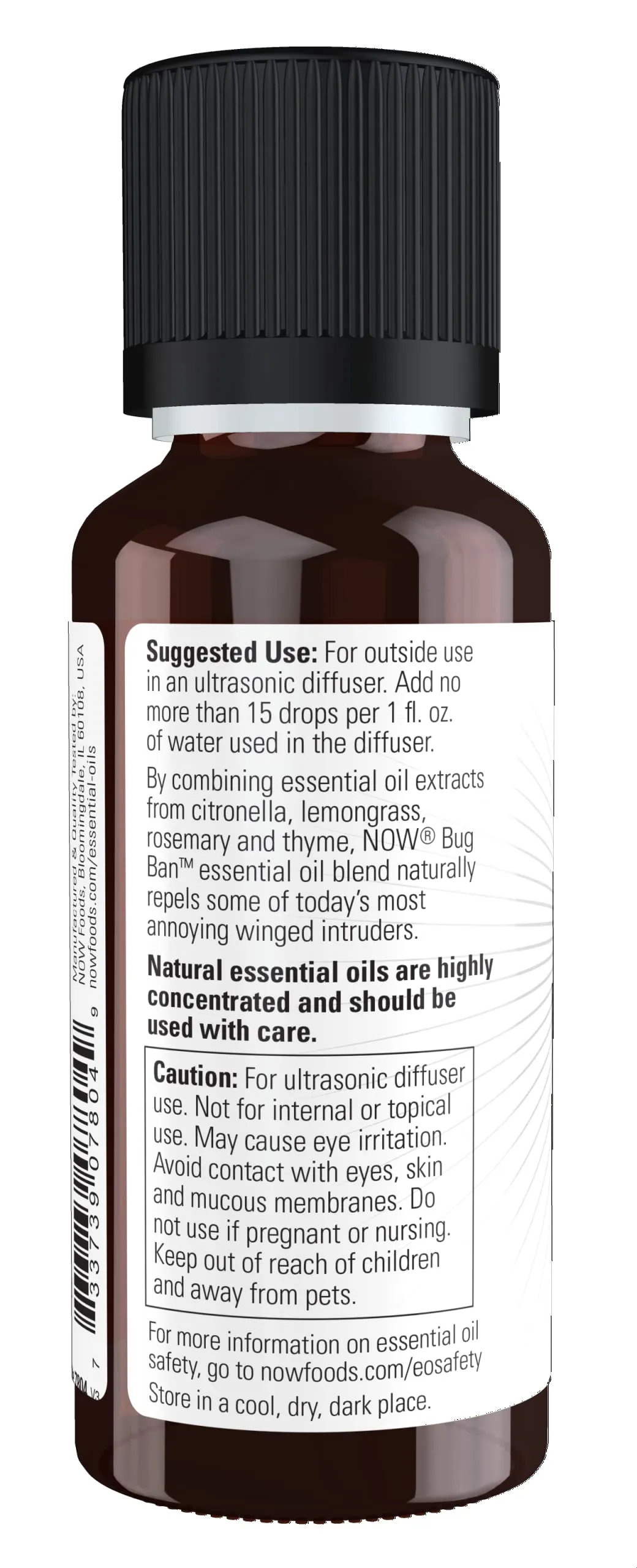 NOW Foods Essential Oil Bug Ban  30 ml.