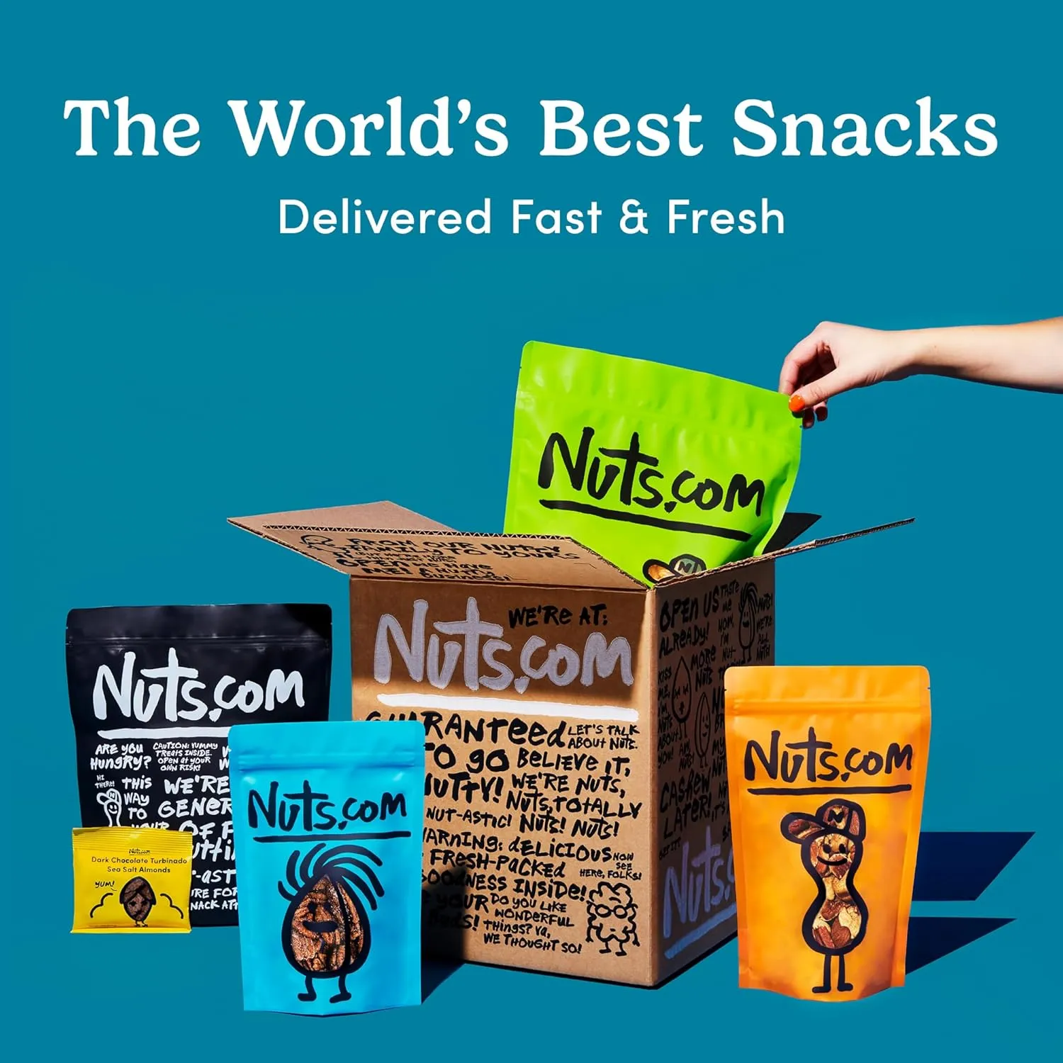 Nuts.com – Roasted Cashews (Lightly Salted) — Creamy & Savory Flavor, Healthy Snack for Adults & Kids, Good Source of Protein, Fiber, Calcium, Iron & Healthy Fats – Vegan & Gluten-Free – 2 Lb Bag