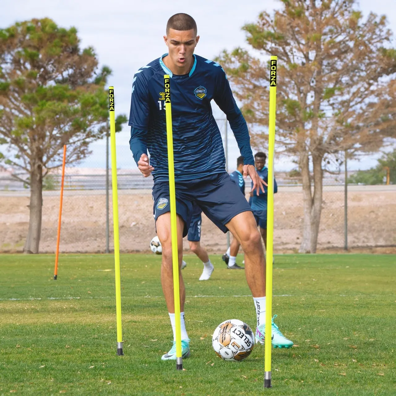 NWS Forza Spring Loaded Agility Poles | Improve Endurance, Speed & Footwork - Available in Packs of 8 or 16