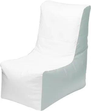 Ocean-Tamer Wedge Marine-Boat Bean Bag, White-Gray (Small)