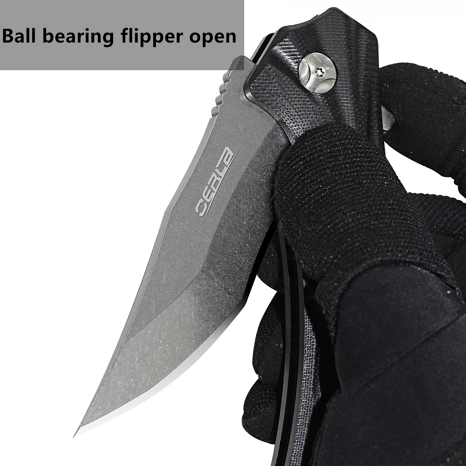 Oerla OLK-029GC EDC Pocket Folding knife 420HC Ball bearing System Flipper knives