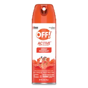 OFF!® ACTIVE Insect Repellent, 6 oz Aerosol Spray, 12/Carton