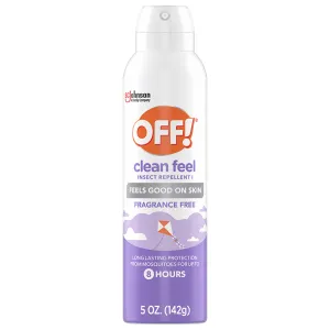 OFF! Clean Feel Picaridin Insect Repellent Aerosol, OFF!® Bug Spray, 5 fl oz (142 g)