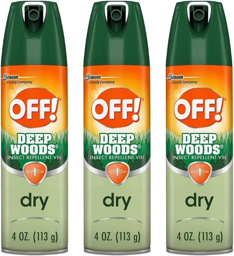 OFF! Deep Woods Insect Spray, 4 Ounce (Pack of 3)