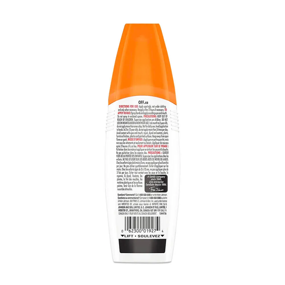 OFF! FAMILY CARE PROTECTION INSECT REPELLENT FOR USE ON KIDS