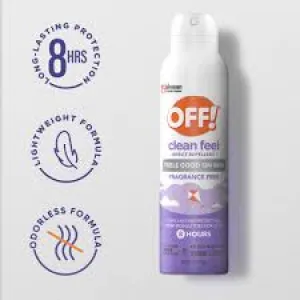 OFF! INSECT REPELLENT 5 oz "Clean Feel Fragrance Free Spray"