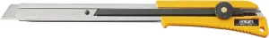 OLFA 18mm Heavy Duty Extended Reach Utility Knife (XL-2) - Multi-Purpose Custom Cutting Depth Precision Knife w/Non Slip Rubber Grip & Snap-Off Blade, Replacement Blades: Any OLFA 18mm Blade