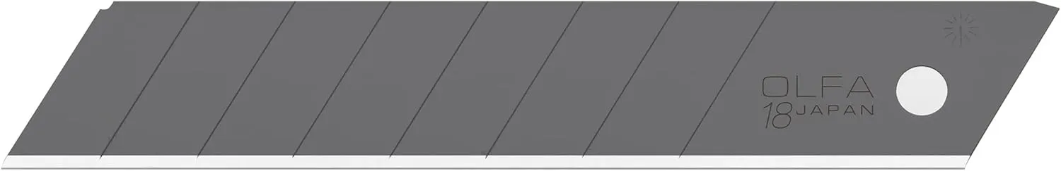 OLFA 18mm Heavy-Duty Ultra-Sharp, Snap Off Replacement Blades, 50 Blades (400 segments) LBB-50B - Snap-Off Utility Knife Replacement Blades, 25% Sharper than Silver, Fits most 18mm Utility Knife