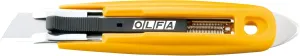 OLFA Self-Retracting Safety Utility Knife (SK-9) - Multi-Purpose Semi-Auto Box Cutter w/Self Retractable Blade & Tape Splitter Pick, Replacement Blades: OLFA SKB-2, SKB-2S, RSKB, & HOB Safety Blades