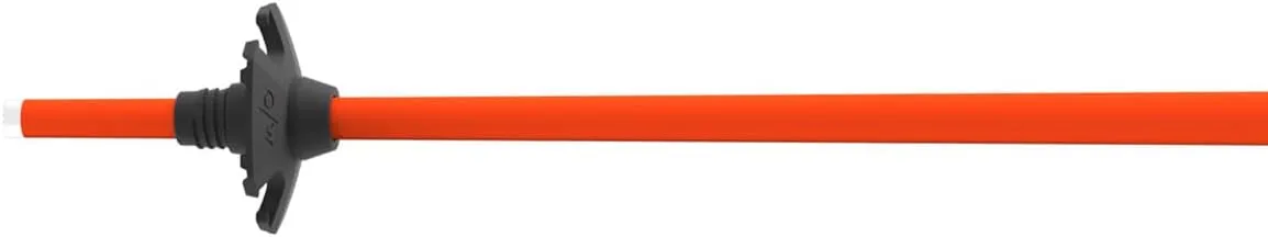 ONE Way Junior High Ski Poles - Durable Lightweight Aluminum Easy-to-Use Outdoor Winter Sports Downhill Alpine Ski Poles with Ergonomic Grip & Adjustable Strap
