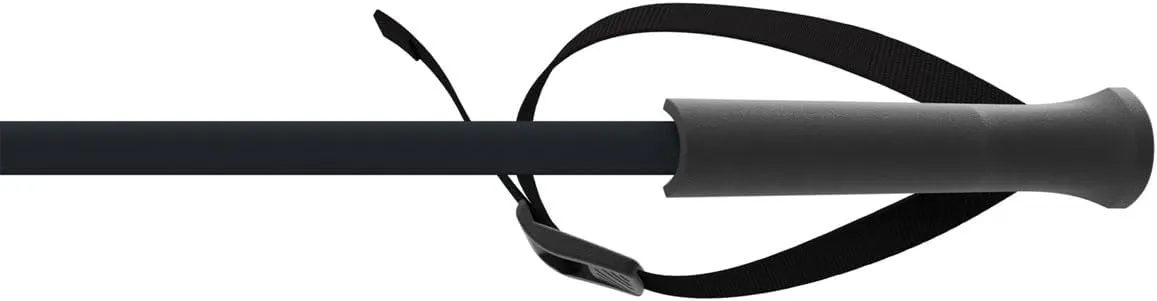 ONE Way Junior Ski Poles - Durable Stable Lightweight Aluminum Easy-to-Use Outdoor Winter Sports Downhill Alpine Ski Poles with Ergonomic Grip & Adjustable Strap