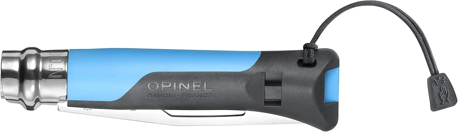 Opinel No.8 Outdoor - Stainless Steel Knife and Survival Tool