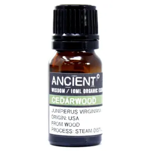 Organic Cedarwood Essential Oil – Antifungal, Grounding & Sleep-Enhancing Aroma