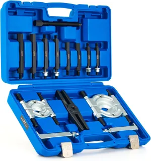 Orion Motor Tech Bearing Puller Set, 5 Ton Capacity Bearing Separator, Pinion Wheel Bearing Removal Kit with 2" and 3" Jaws, Wheel Hub Axle Puller Set, Heavy Duty Bearing Splitter Tool Kit